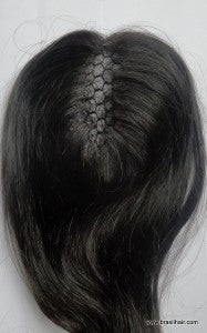 Complément capillaire à maille sur filet - Lisse — visuel produit 3 (BRASILHAIR)