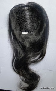 Complément capillaire à maille sur filet - Lisse — visuel produit 1 (BRASILHAIR)