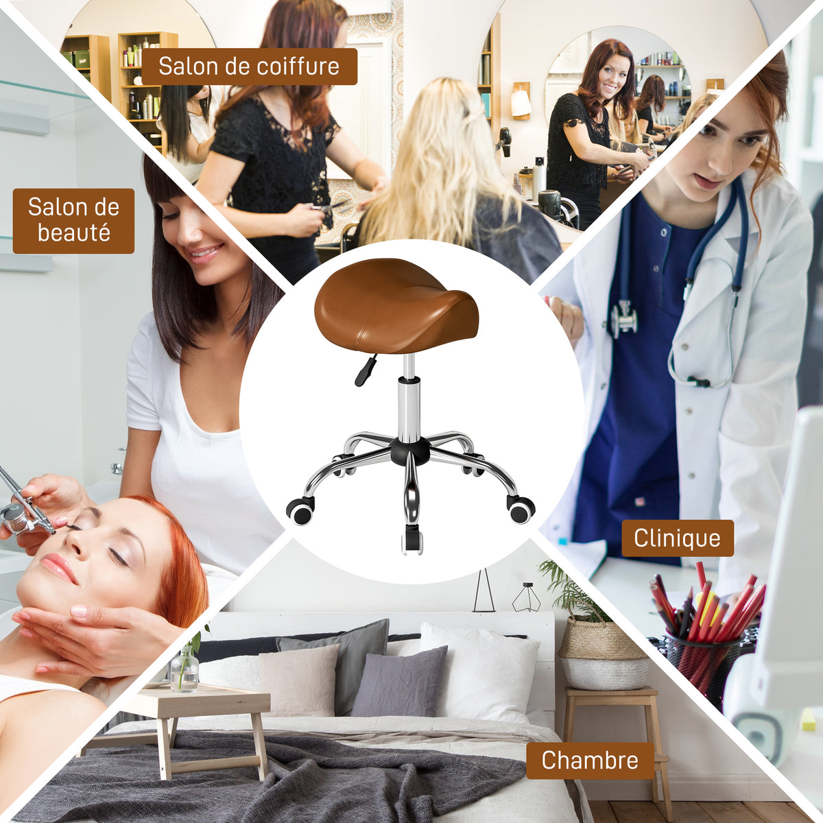 Tabouret — visuel produit 7 (Aosom)