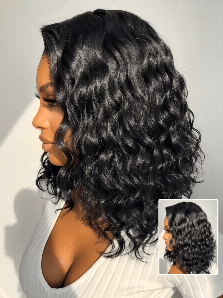 Perruque Gabriela closure Lace - Cheveux humains boucles naturelles — visuel produit 1 (BRASILHAIR)