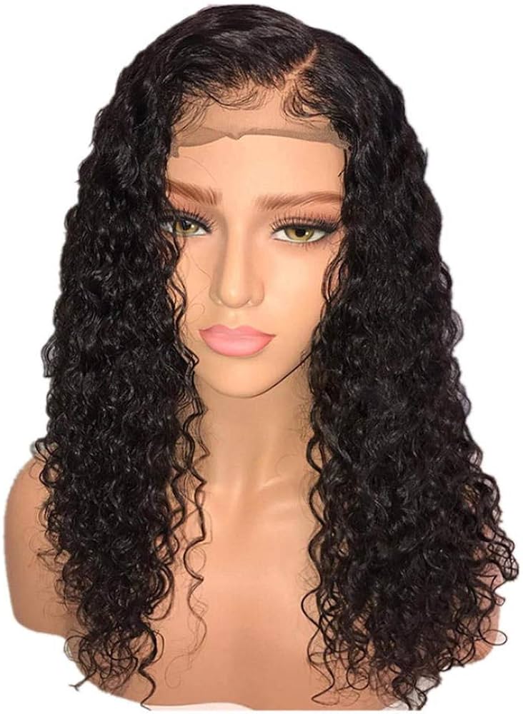 Briyana — Perruque Curly en cheveux naturels, Front Lace — visuel produit 2 (BRASILHAIR)