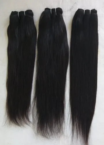 Tissage lisse grain fin vrais cheveux humains raw - D'origine Amazonienne — visuel produit 5 (BRASILHAIR)