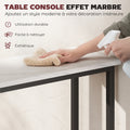 Console meuble 75 cm, table console plateaux — visuel produit 1 (Aosom)